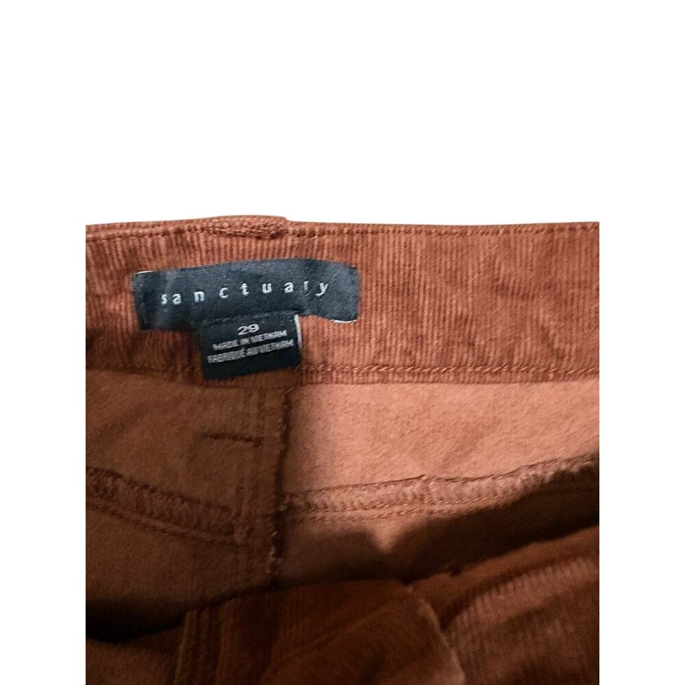 Sanctuary Brown Corduroy Mini Skirt NWT Size 29 High Rise - Picture 3 of 4